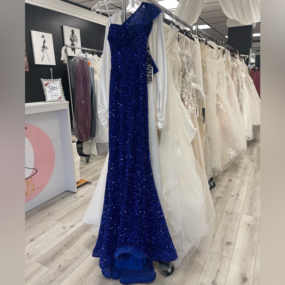 Jovani Royal blue prom dress size 2